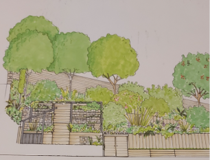Garden design in Walkley Bank Road, Sheffield