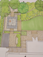 Garden design in Walkley Bank Road, Sheffield
