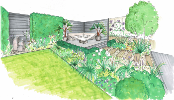 rear garden design Edwinstowe
