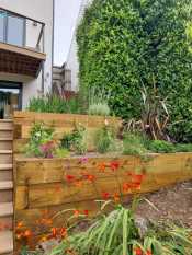 Patio and planting garden design Sheffield
