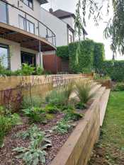 Patio and planting garden design Sheffield