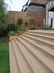 Patio and planting garden design Sheffield