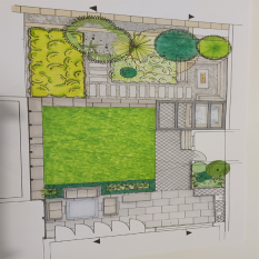 Sleek, Modern Entertaining Space - Garden design on Abbey Lane, Sheffield