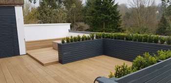 Oxted deck and patio design