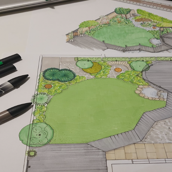 Garden design Sheffield – final plans and planting plans Garden design Sheffield - final plans and planting plans