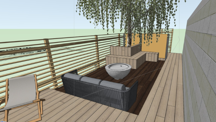 Deck Design - Cavendish Road Sheffield