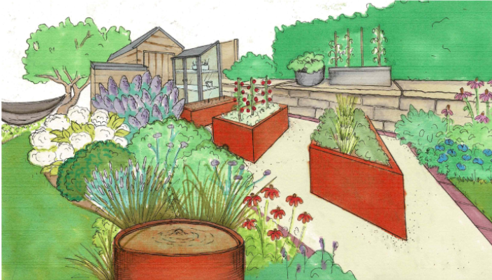front and back garden design in Dronfield Derbyshire front and back garden design in Dronfield Derbyshire