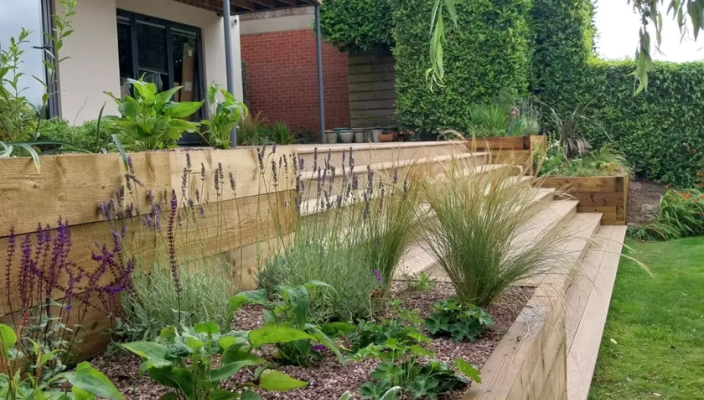 patio and planting design Knowle Lane Sheffield